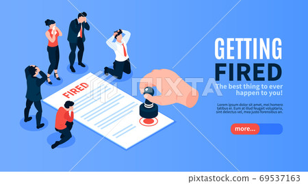 Getting Fired Horizontal Banner 69537163