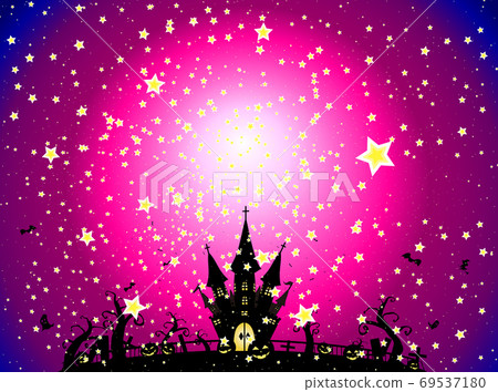 Halloween Castle under the Starry Sky Pink Ver Halloween Castle under the Starry Sky Pink Ver 69537180