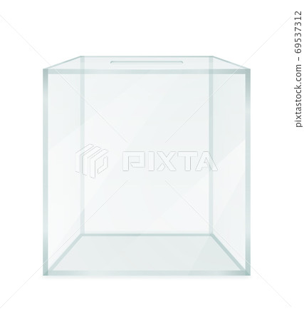 glass transparent ballot box for election voting vector illustra glass transparent ballot box for election voting vector illustra 69537312