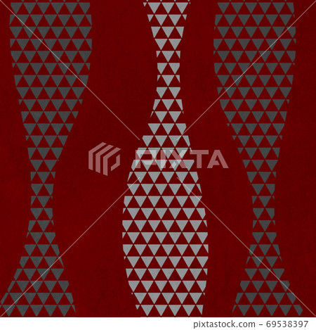 使用Uroko圖案的日式圖案背景素材 使用Uroko圖案的日式圖案背景素材 69538397