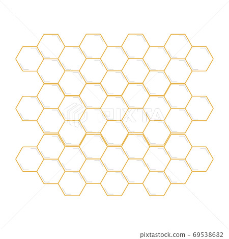 Isolated honeycomb icon Isolated honeycomb icon 69538682