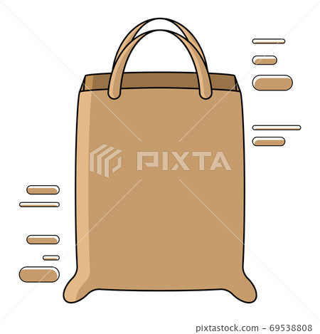 Empty grocery bag icon 69538808