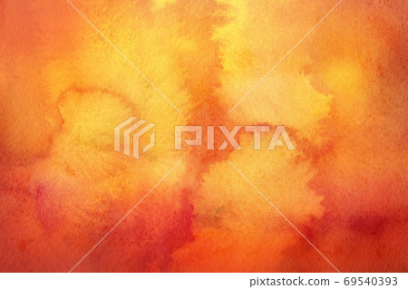 水彩背景金秋時節背景漸變 69540393