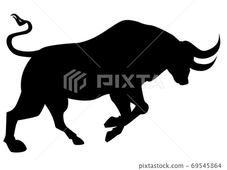 Cow silhouette Animal cow Ox year 17 Jumping cow Cow silhouette Animal cow Ox year 17 Jumping cow 69545864