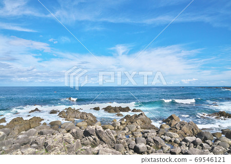 越前海岸在秋天 69546121