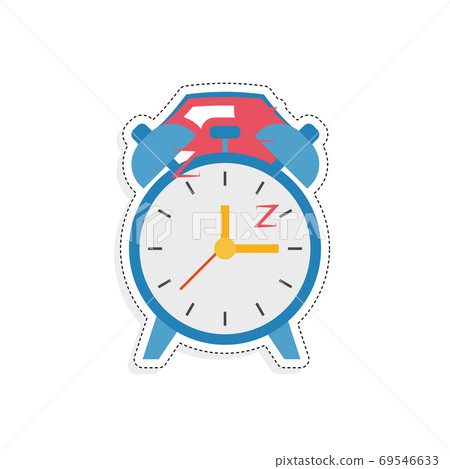 Isolated retro vintage clock icon 69546633