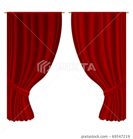 Open curtains 69547219