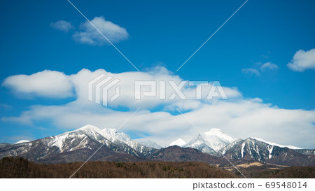 白雪皚皚的冬季八岳 白雪皚皚的冬季八岳 69548014