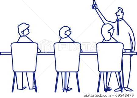 People taking the course - Stock Illustration [69548479] - PIXTA
