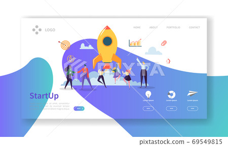 Startup Business Landing Page. New Project 69549815