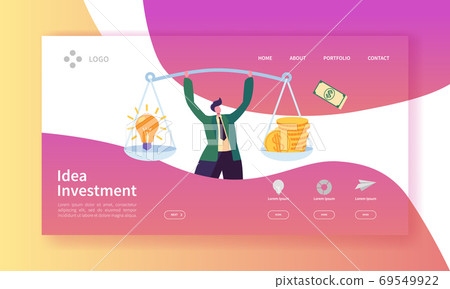 Innovation Investment Landing Page. Invest in Idea Innovation Investment Landing Page. Invest in Idea 69549922