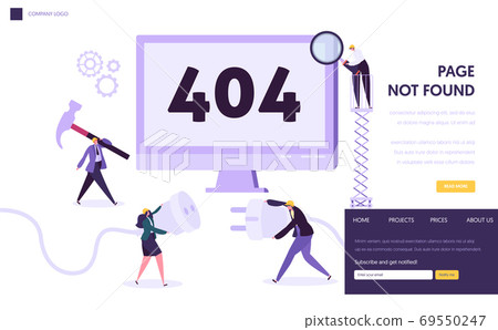404 Maintenance Error Landing Page Template 404 Maintenance Error Landing Page Template 69550247