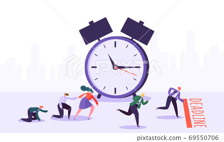 Office deadline business characters competition Office deadline business characters competition 69550706