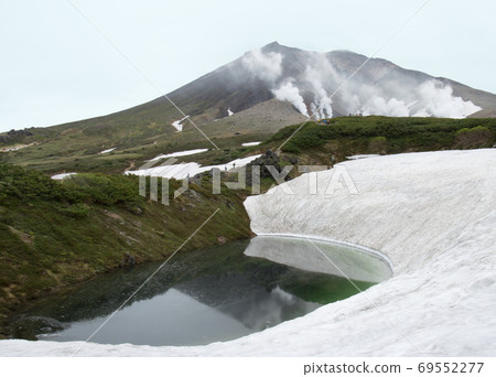 Daisetsuzan National Park, Hokkaido Smoke of mortar pond and Mt. Asahidake Daisetsuzan National Park, Hokkaido Smoke of mortar pond and Mt. Asahidake 69552277