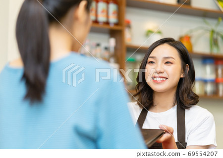 Waiter, coffee shop Waiter, coffee shop 69554207