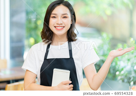 Woman. waitress Woman. waitress 69554328