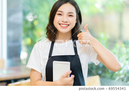 Woman. waitress 69554341