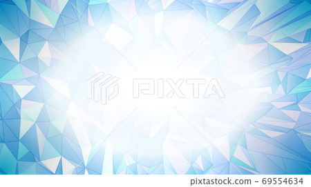 Polygonal frame with lighting white blank space BG Polygonal frame with lighting white blank space BG 69554634