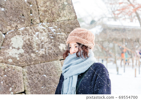 冬天在五棱郭觀光的女人 69554700