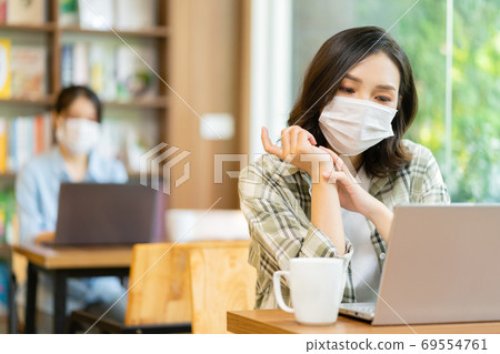 People working after pandemic, new normal 69554761