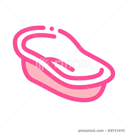 bath for childern icon vector outline illustration bath for childern icon vector outline illustration 69555445