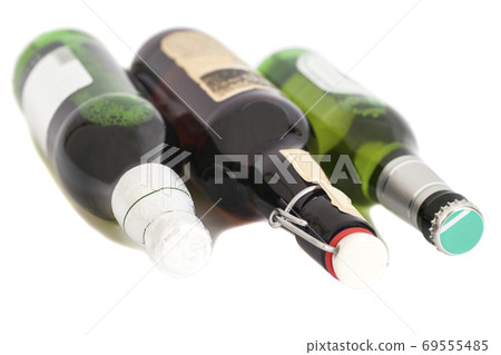 beer bottles isolated on white background beer bottles isolated on white background 69555485