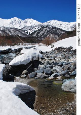 Shinshu Hakuba Village Snow Scene Shinshu Hakuba Village Snow Scene 69556188