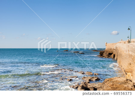 Castillo de San Sebastian. Castillo de San Sebastian in Cadiz, Spain. 69556373