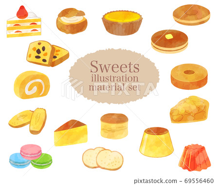 糖果插圖素材集/模擬風格 69556460