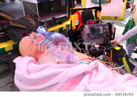 Training dummy used by paramedic trainees. Training dummy used by paramedic trainees. 69556765