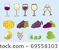 Wine motif 69558103