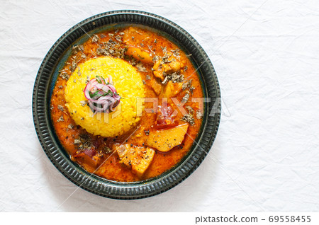 Sweet potato orange pork (simple) Sweet potato orange pork (simple) 69558455