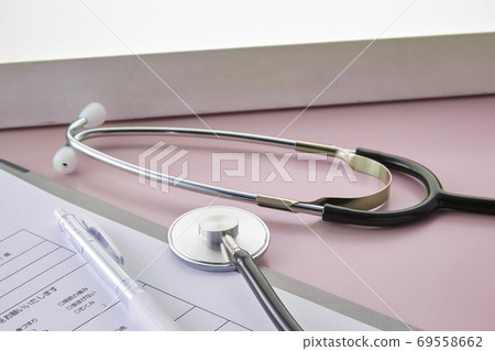 Medical image stethoscope medical examination questionnaire 69558662