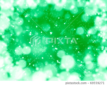 Background illustration of snow shining shining green 69559271