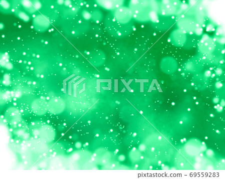 Background illustration of snow shining shining green 69559283