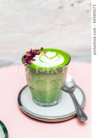 Rose Matcha from green tea powder 69560073