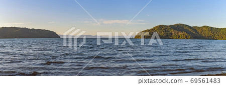 Lake Biwa Summer lakeside Lake Biwa Summer lakeside 69561483