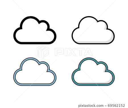 Cloud, cloud icon set / business / cloudy / information / sharing / data / internet / drive 69562152