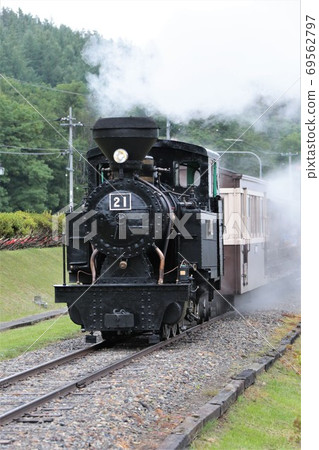 Forest Railway Steam Locomotive Amemiya No. 21 (Maruseppu, Engaru-cho, Hokkaido) 69562797