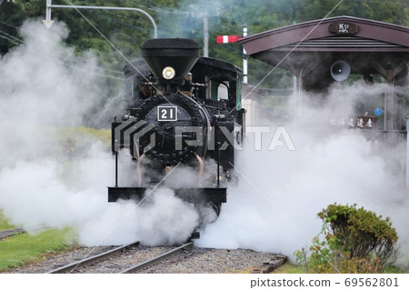 Forest Railway Steam Locomotive Amemiya No. 21 (Maruseppu, Engaru-cho, Hokkaido) 69562801