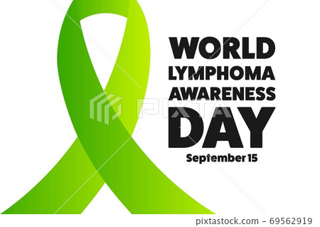 World Lymphoma Awareness Day. September 15. Template for background, banner, card, poster with text 69562919