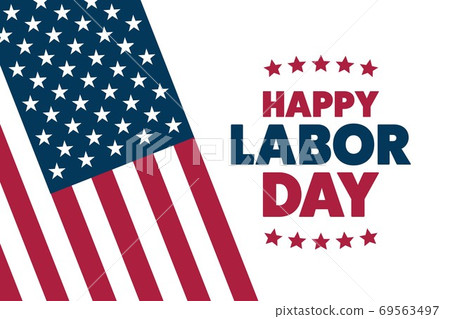 Labor Day in the United States. Holiday concept. Template for background, banner, card, poster with Labor Day in the United States. Holiday concept. Template for background, banner, card, poster with 69563497