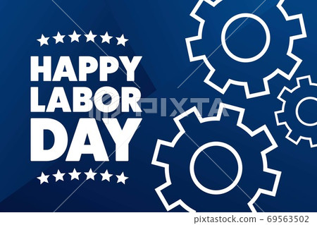 Labor Day in the United States. Holiday concept. Template for background, banner, card, poster with Labor Day in the United States. Holiday concept. Template for background, banner, card, poster with 69563502