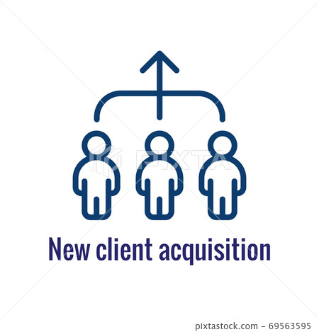 Companies merging together, one buying out the other - icons Companies merging together, one buying out the other - icons 69563595