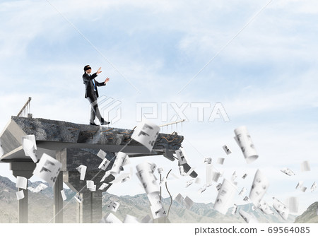 Concept of hidden risks and dangers. 69564085