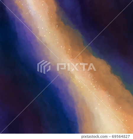 Vivid space image background watercolor style Vivid space image background watercolor style 69564827