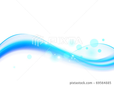 Streamlined abstract background white background 69564885
