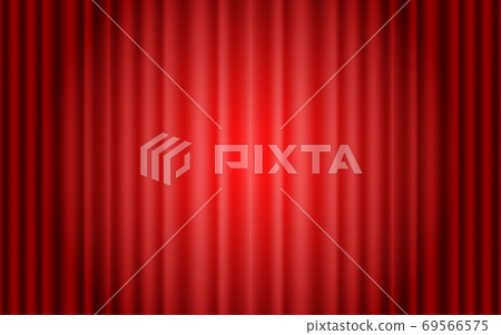 Background material for stage curtains in the spotlight Background material for stage curtains in the spotlight 69566575