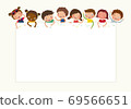 Education of Preschool, Children make artwork, white space for your text entry, vector, illustration 69566651