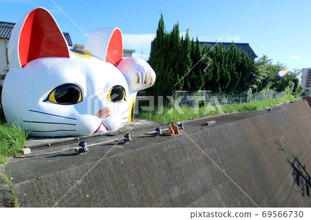 Tokoname City Watching Cat (Maneki Neko) Tokoname Huge Maneki Neko in Tokoname Tokoname City Watching Cat (Maneki Neko) Tokoname Huge Maneki Neko in Tokoname 69566730